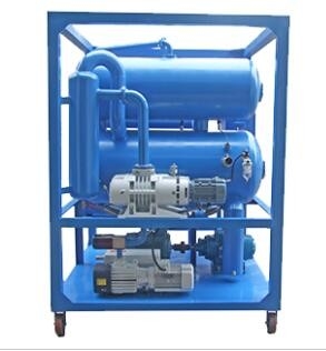 電気冷鉄 9000L トランスフォーマーオイルフィルタリングマシン 0-80C 温度のためのダブル真空ポンプ