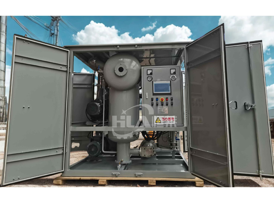 高流量変圧器油清浄機 600-18000L/時 オプション モバイルトレーラーおよび電圧 220V/380V/400V